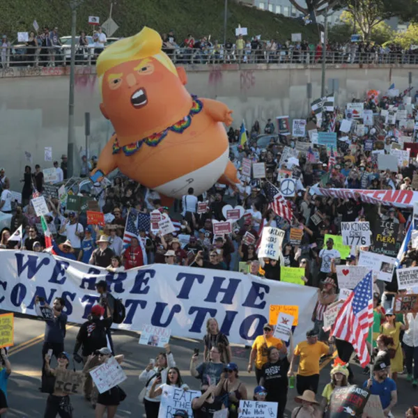 ABD'de Trump karşıtı "Krallara Hayır" protestoları