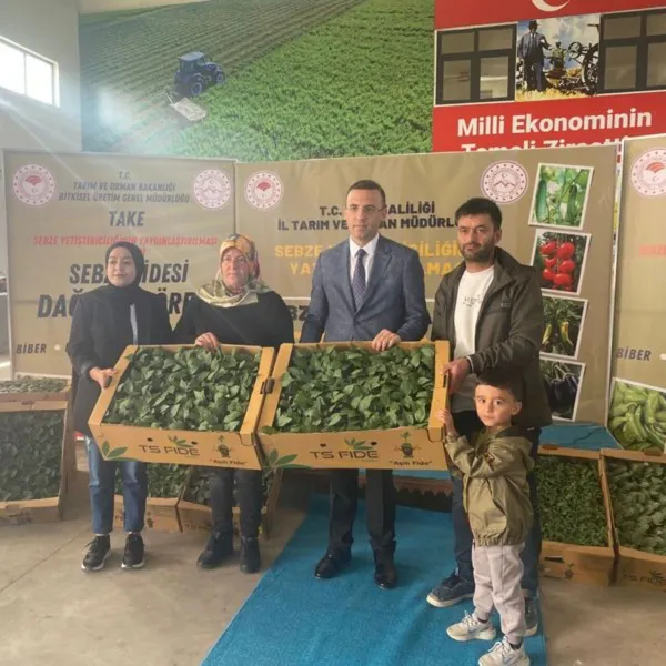 Ağrı'da 147 bin sebze fidesi dağıtıldı
