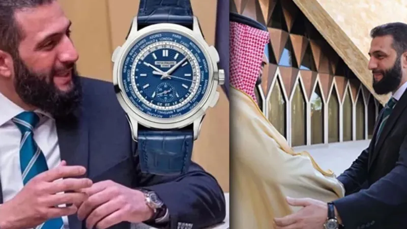 Ahmed Şara’nın lüks saati gündem oldu