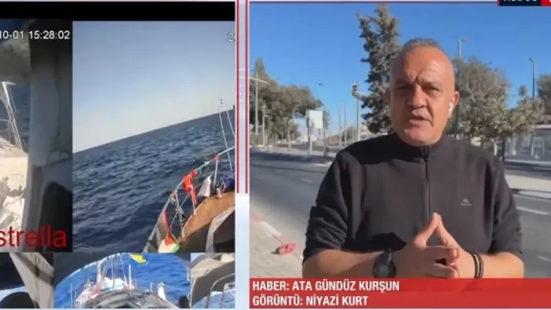 Akdeniz'de İsrail terörü: Sumud filosuna baskın! A Haber Aşdod Limanı’nda
