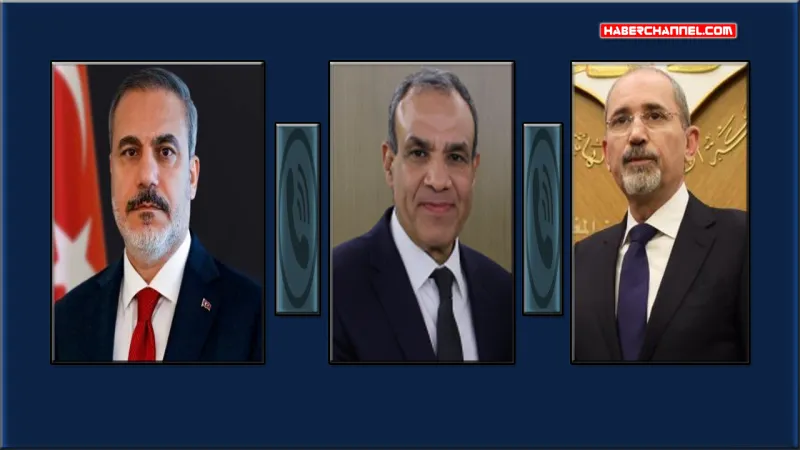 Bakan Hakan Fidan, Mısır Dışişleri Bakanı Abdulati ve Ürdün Dışişleri Bakanı Safadi ile görüştü