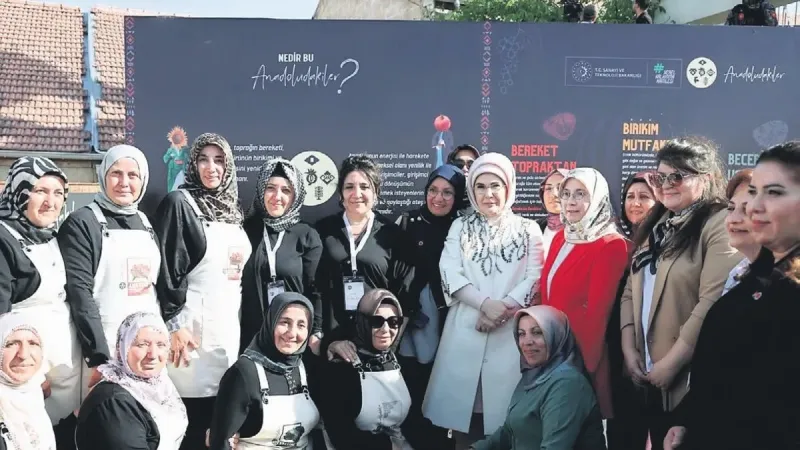 Emine Erdoğan, “Anadoludakiler Kapadokya Pazarı”nı ziyaret etti! "Türk mutfağı dünya için cazibe merkezidir"