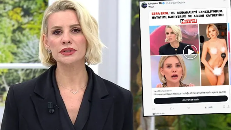 Esra Erol'a Şok Saldırı! Yapay Zeka Çıplak Fotoğraflarını mı Üretti?