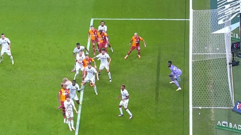 Galatasaray'ın Trabzonspor'a attığı gol sayılmadı! Ofsayt engeli