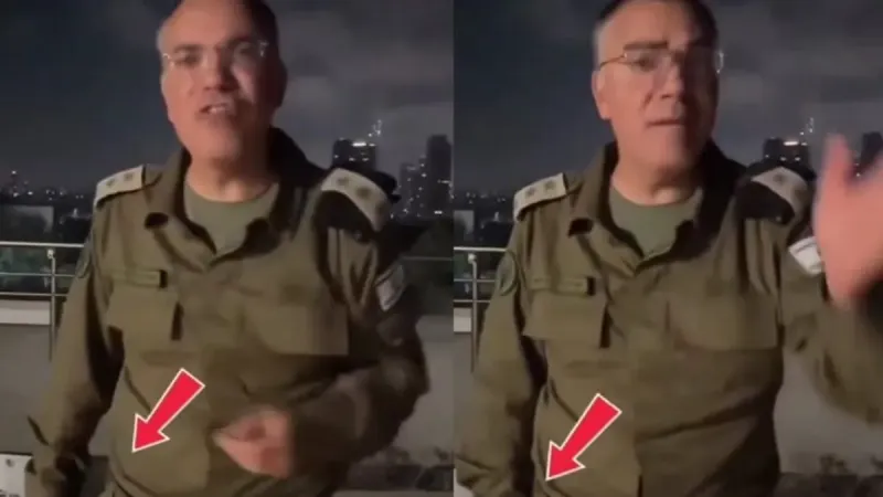 İran füzeleri ateşledi İsrail Ordu Sözcüsünün eli ayağı titredi! Avichay Adraee alay konusu oldu