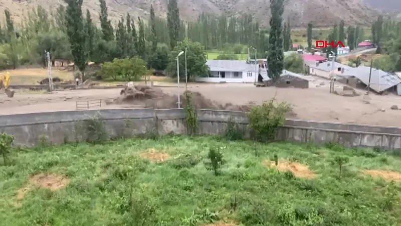 Kars'ta Şiddetli Yağış Sele Neden Oldu! Köyler Sular Altında Mı?