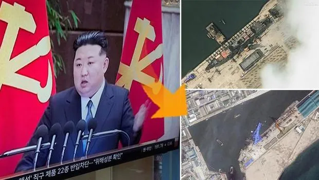 Kuzey Kore'deki gemi kazasının uydu görüntüleri ortaya çıktı: Kim Jong-un ateş püskürdü! Pyongyang 'suçluları' arıyor