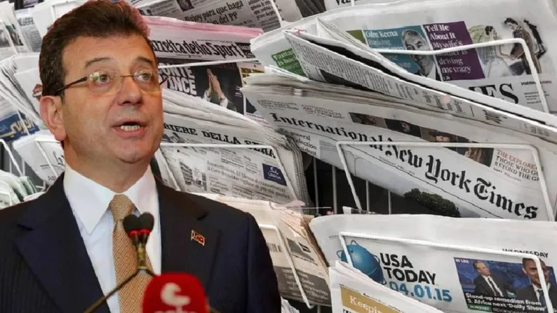 Ekrem İmamoğlu'nun Tutuklanması Dünya Basınında Geniş Yer Buldu