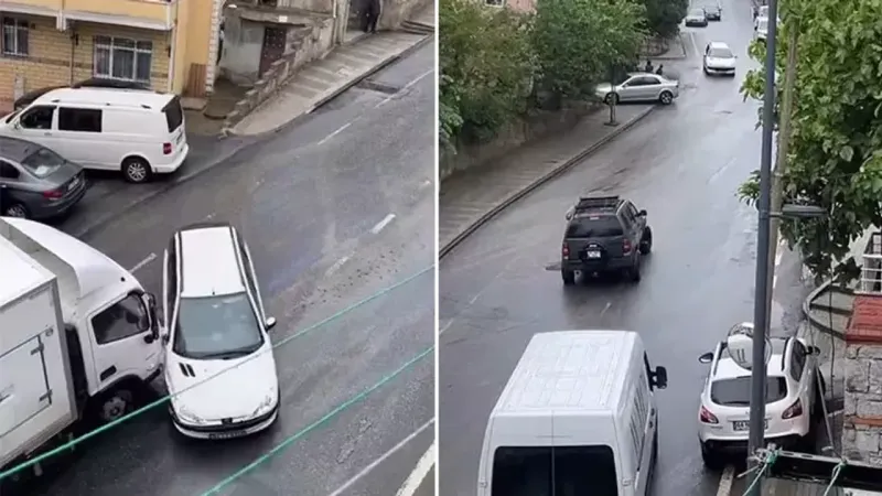 İstanbul'da Akaryakıt Kabusu! Kaygan Zemin Kazalara Neden Oldu