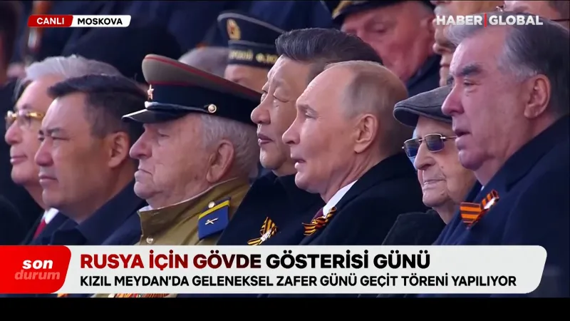 Kızıl Meydan'da Zafer Günü! Putin'den Tarihi Mesaj