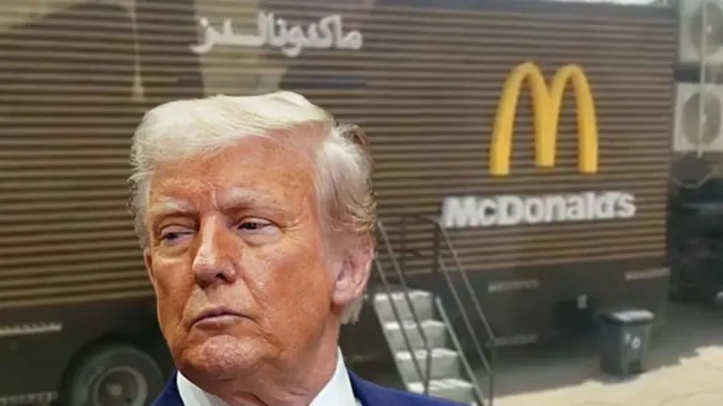Trump'a Suudi Arabistan'dan Hamburgerli Şok Karşılama!