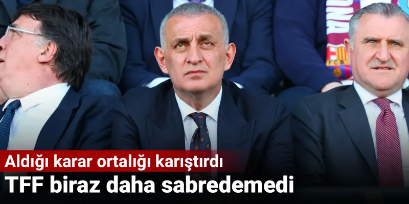 TFF'den Şok Karar! Süper Lig'de Neler Oluyor?