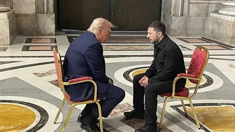 Zelenskiy'den Trump'a Şok Sözler: Vatikan'da Neler Yaşandı?
