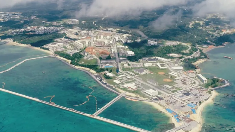 Okinava Adası'ndaki Amerikan üssünde patlama!