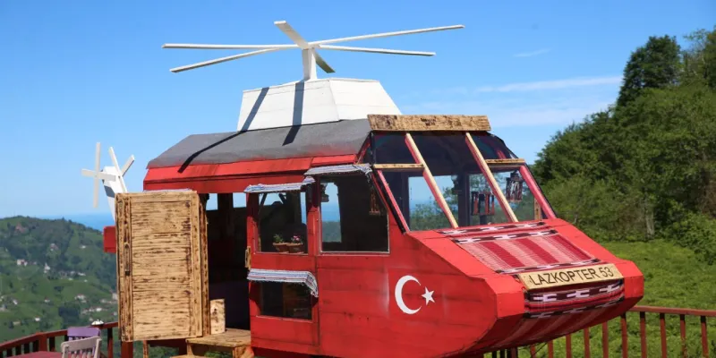 Lazkopter Gerçeği! Rizeli Sedat'tan İnanılmaz Helikopter Şakası