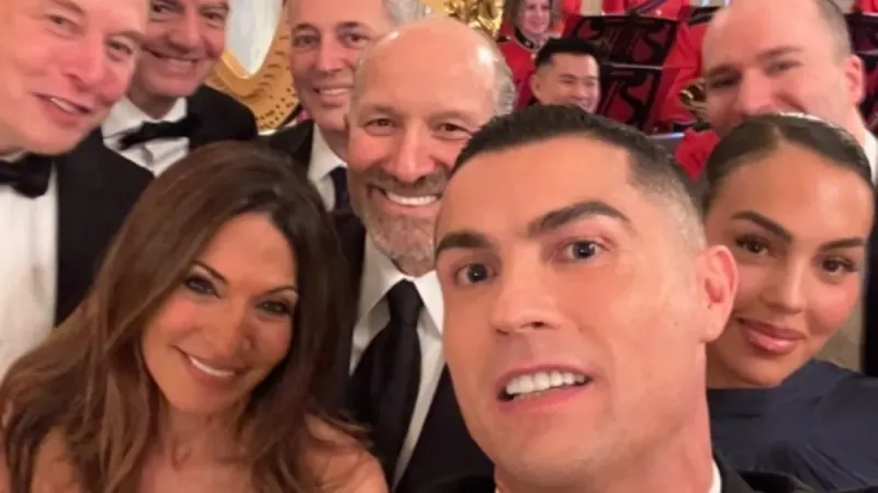 Ronaldo’dan Beyaz Saray’da selfie! Prens Selman ile geldi: Trump övgüler yağdırdı