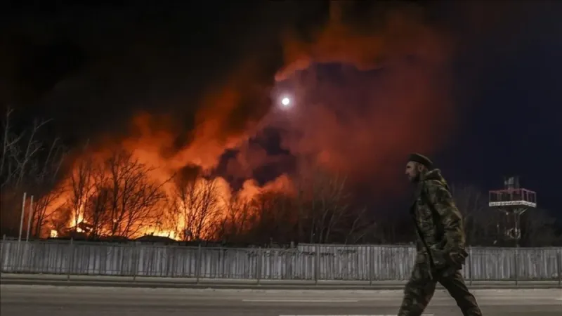 Rusya'dan Ukrayna'ya Füze Saldırısı! Askeri Üs Yerle Bir Mi Oldu?