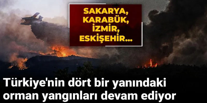 Türkiye Yanıyor! Sakarya, İzmir, Karabük, Eskişehir Alevlere Esir