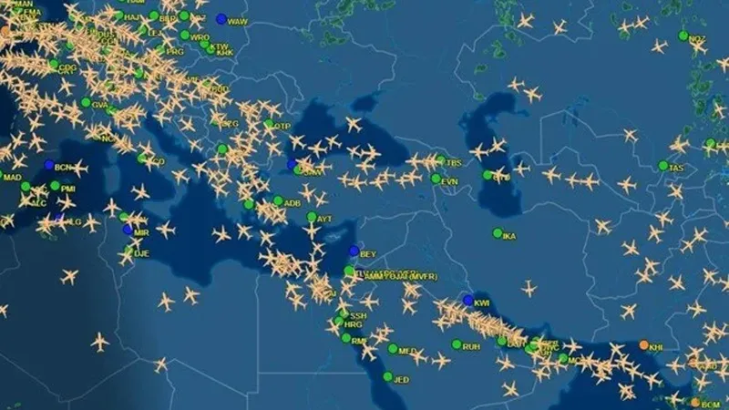 Savaş çanları uçakların rotasını değiştirdi