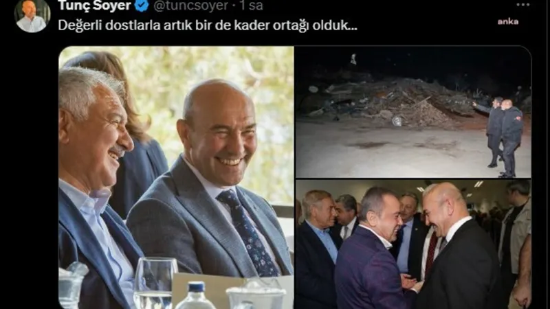 Tunç Soyer'den Dikkat Çeken Paylaşım: Kader Ortağı mı Oldular?