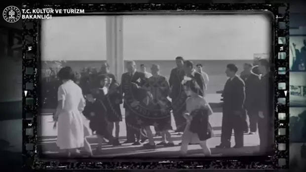 Ulu Önder Atatürk'ün ilk kez yayınlanan görüntüleri... Bakan Ersoy paylaştı